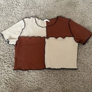 Romwe cropped t-shirt